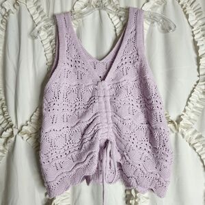 Jessica Simpson Lavender Knit Tank Top